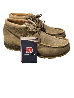 Twisted X Driving Moc Chukka Boots Women’s 9.5 NWT WXC0001 Leather Casual Cabin